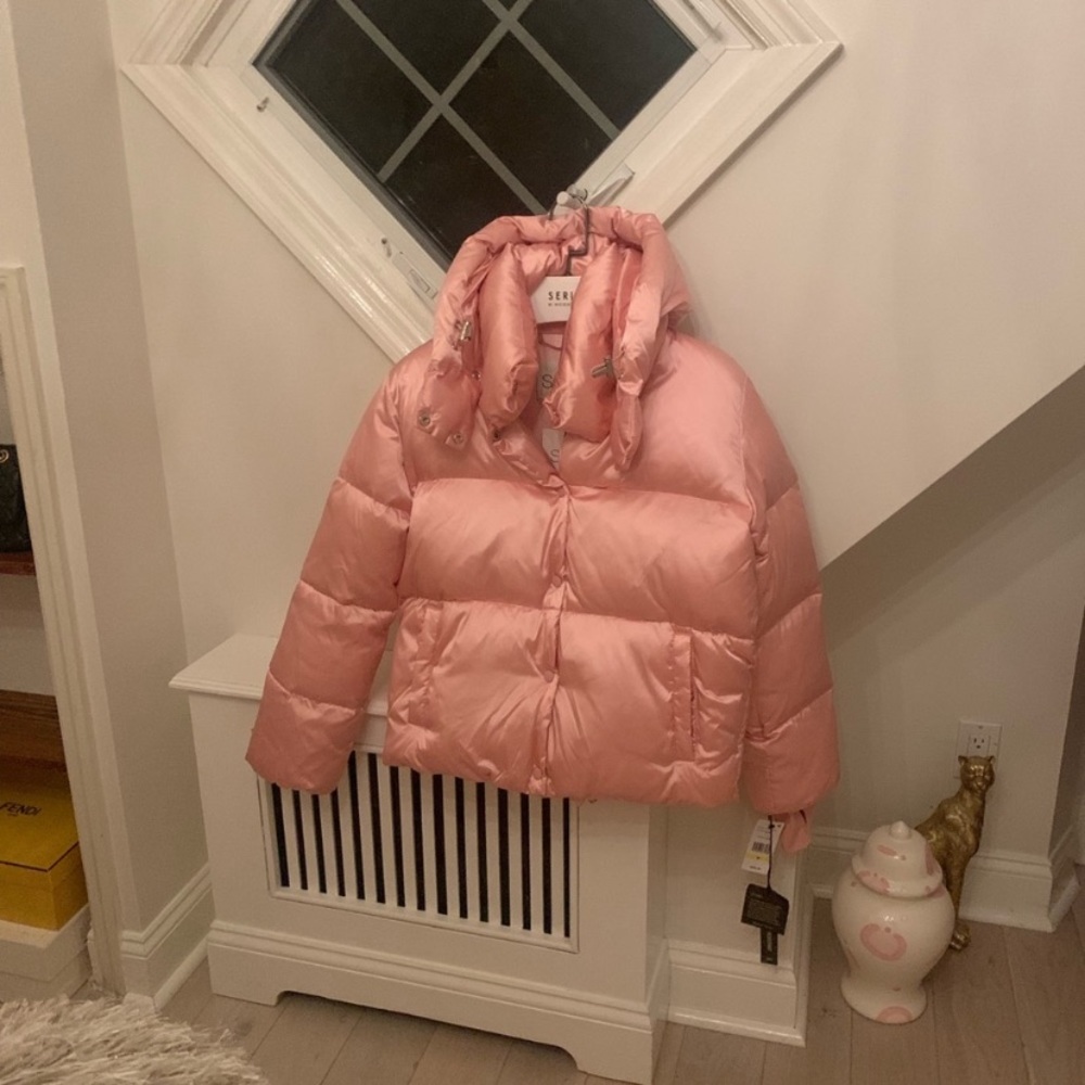 NWOT Sam Sydney pink Satin Jacket